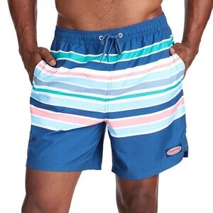 Vineyard Vines Multicolor Striped Swim Trunks